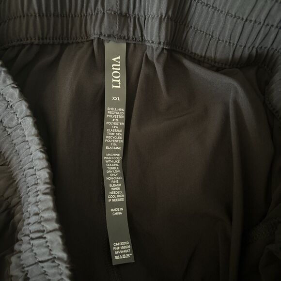 Vuori Villa Trouser Pants Womens Black Wide Leg VW4047 Lightweight Sz XXL NEW - Picture 7 of 8